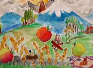 Երկնքից երեք խնձոր ընկավ