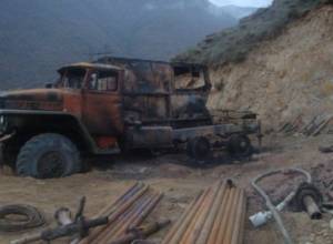 Հրկիզել են  հորատող մեքենան