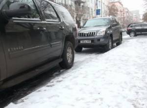 Красные линии парковки не видны 