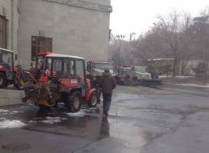 Ազատության հրապարակը մաքրվում է
