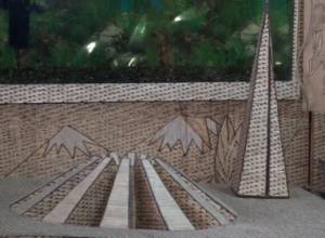 Занавеска из спичек (видеоматериал)