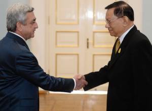 The Ambassador of Thailand presented his credentials