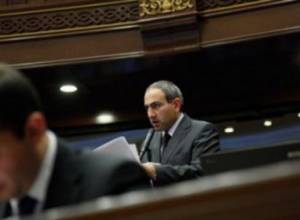 Why did Pashinyan leave NA hall?