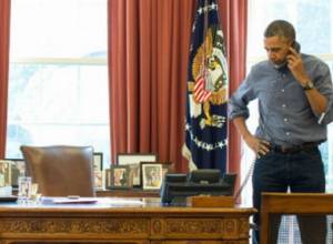 Obama, Putin talk on the phone 