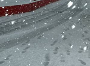 На некоторых дорогах гололед