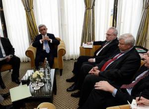 Serzh Sargsyan meets with OSCE Minsk Group in Netherlands