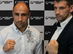 Arthur Abraham meets his challenger Nikola Sjekloca
