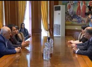 Gagik Tsarukyan met ULP representatives