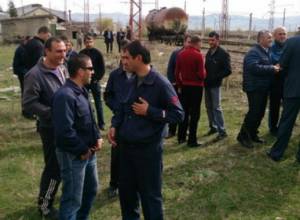 Депо Гюмри встало: работники объявили забастовку