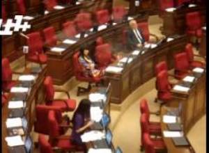 NA hall during the speech of NSS Deputy Head