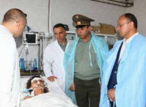 Woman wounded in border incident is getting better 