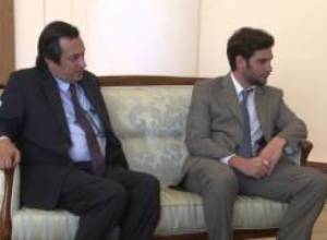 Hovik Abrahamyan received Eduardo Ernekyan