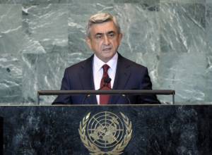 STATEMENT BY PRESIDENT SERZH SARGSYAN AT THE 69TH SESSION OF THE UN GENERAL ASSEMBLY