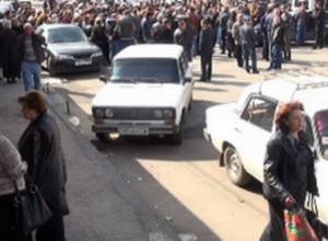 Գյումրեցի առևտրականները բողոքի ակցիան շարունակելու են վաղը՝ հոկտեմբերի 1-ին