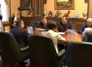 Gagik Tsarukyan met Lyudmila Sargsyan