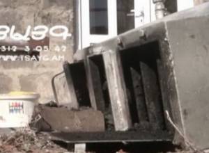 Печь взорвалась в доме