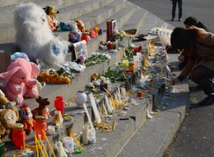 Candlelight vigil on Freedom Square