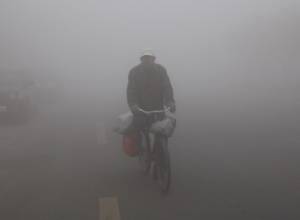 На автодорогах Гориса туман