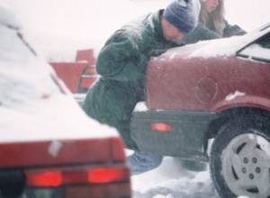 Storm on Maralik-Lanjik road