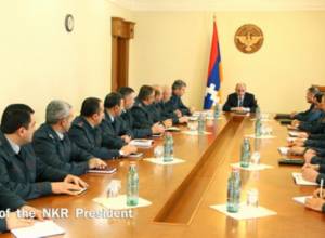 Artsakh President, Police representatives discuss Berdzor incident