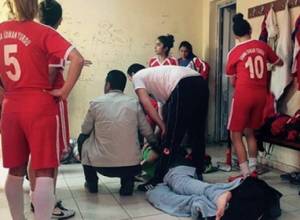 Nine injured as brawl breaks out among women football players in Turkey