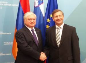 Edward Nalbandian met Foreign Minister of Slovenia