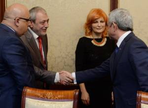 Serzh Sargsyan met with the representatives of the Free Democrats Party
