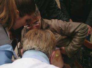 Eggs and stabbing during Gyumri rally