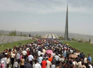 It is still unknown when citizens will be allowed to ascend Tsitsernakaberd hill