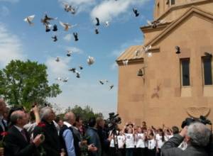 Khachkar-monument opened in Masis