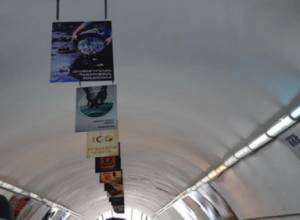 Exhibition dedicated to Armenian Genocide centennial opens in Yerevan metro