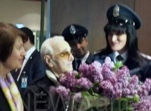 Charles Aznavour arrives in Armenia - News.am