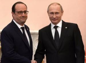 Putin and Hollande meet in Yerevan, discuss ways to improve bilateral relations