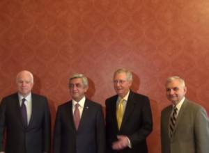 Serzh Sargsyan begins working visit to Washington