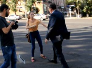 Shushan Petrosyan unaware of attack on A1+ journalist