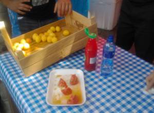 Food pavilion on Baghramyan Avenue