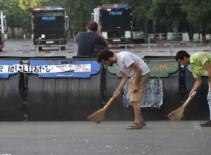 Этим утром на проспекте Баграмяна