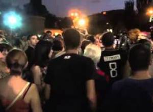 Police disallow protesters to march through Yerevan streets