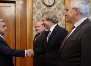 Serzh Sargsyan receives OSCE Co-Chairs