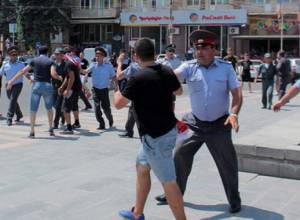 Clash between Armenian and Swedish football fans prevented in Gyumri
