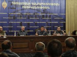 Ոստիկանության գործողությունները զորավարժությունների ժամանակ
