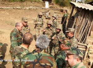Bako Sahakyan visits frontline