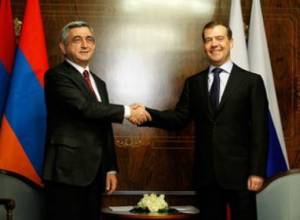 Serzh Sargsyan congratulates Dmitry Medvedev on his birthday