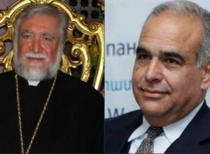 Раффи Ованнисян встретился с католикосом Арамом I