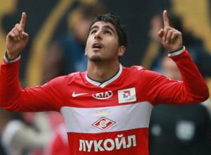 First goal of Aras Ozbiliz in new season