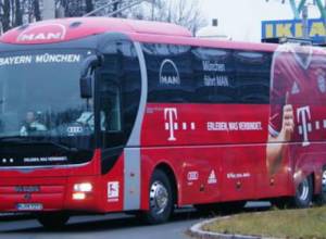 Автобус «Баварии» попал в аварию