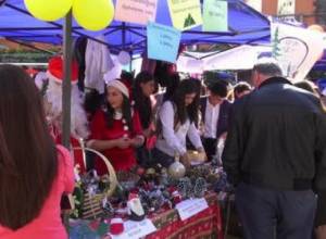 Pupils of border villages are in Yerevan with their business plan and own production