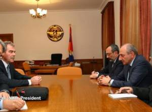 Artsakh President receives ICRC officials