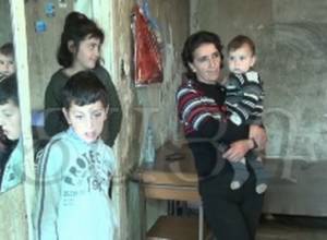 Mother and her four underage children do not have shelter