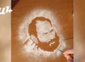 Salt and mascara: young man illustrating Yerevan has new “tools”